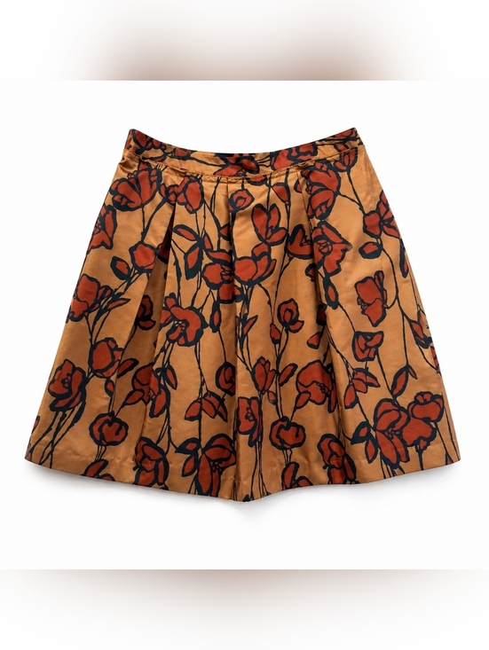 Simply Vera Vera Wang Dresses & Skirts - Simply Vera Vera Wang Floral Pleated Skirt | A-Line | Fall Colors | Size 12